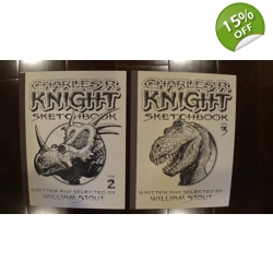 William Stout's Charles R. Knight sketchbooks # 2 & 3