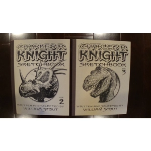William Stout's Charles R. Knight sketchbooks # 2 & 3