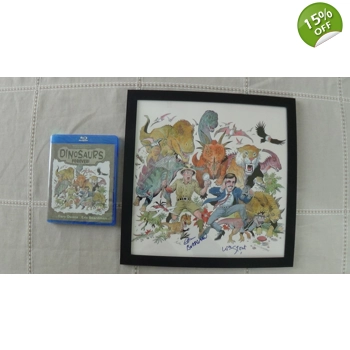 DINOSAURS FOREVER! 2 Disc Blu-ray set + signed and framed poster