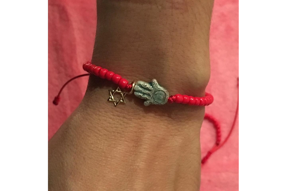 Hamsa Protection Bracelet-Sterling Silver Charm