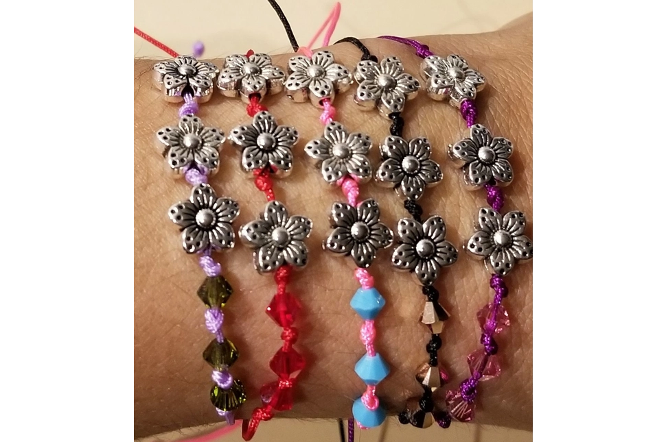 Flower -Swarovski Crystals