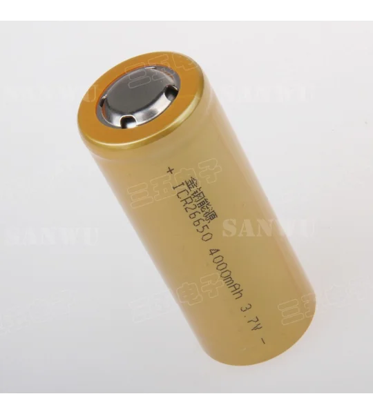 4000mAh 26650 Li-ion battery