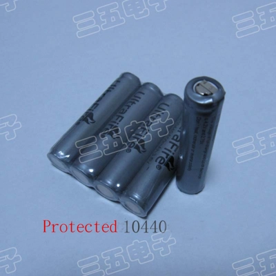 350 mAh 10440 Li-ion battery