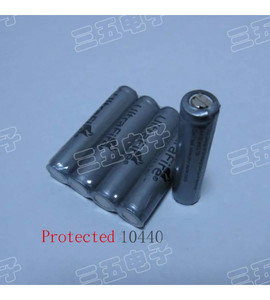 350 mAh 10440 Li-ion battery