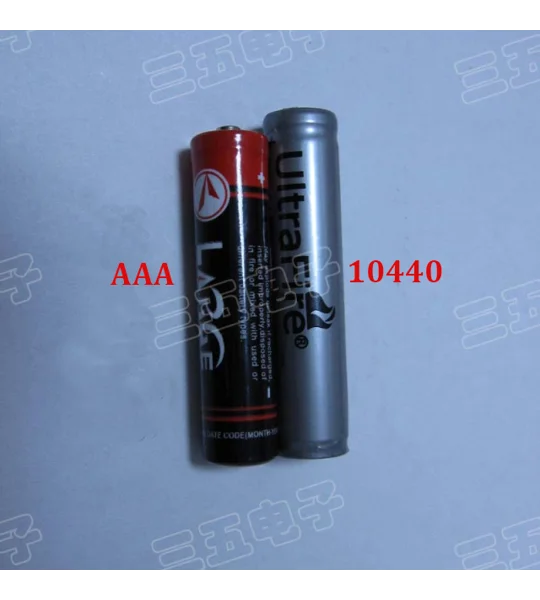 350 mAh 10440 Li-ion battery