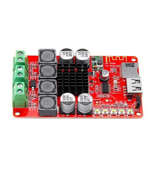 SANWU TPA3116 2X50W Bluetooth 4.2 5.0 USB microSD Dual-CH Amplifier
