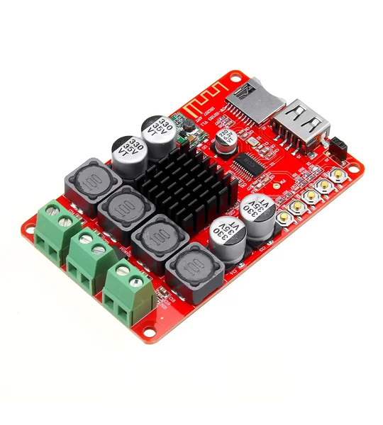 SANWU TPA3116 2X50W Bluetooth 4.2 5.0 USB microSD Dual-CH Amplifier
