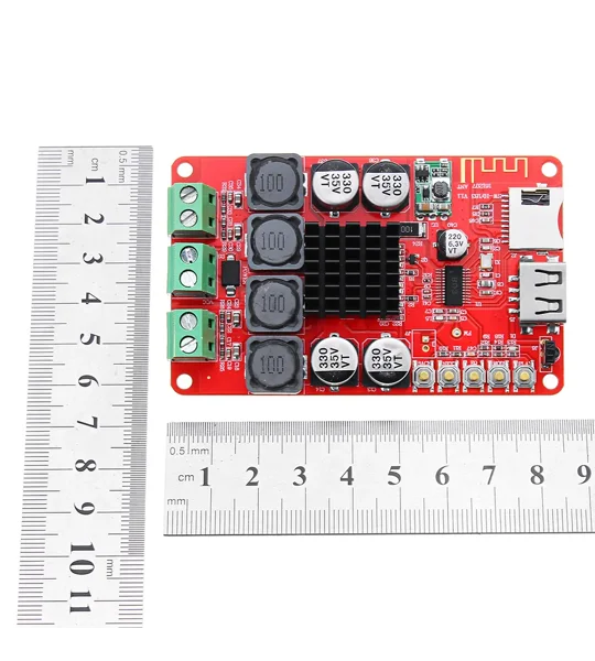 SANWU TPA3116 2X50W Bluetooth 4.2 5.0 USB microSD Dual-CH Amplifier