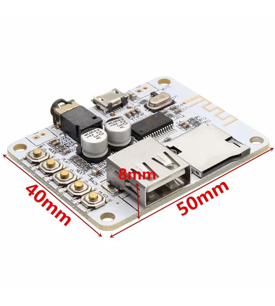 SANWU Bluetooth 5.0 Car Audio Digital Amplifier With USB Port microSD