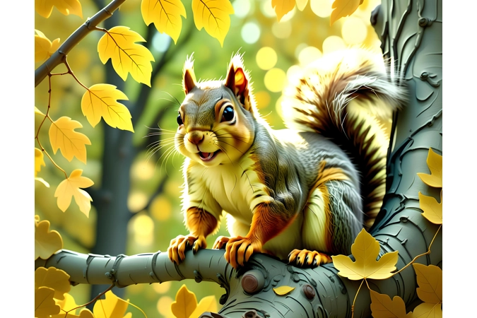 Demeter’s Squirrel of Harvest