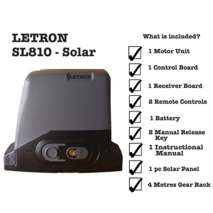Sliding gate opener SL810 Solar