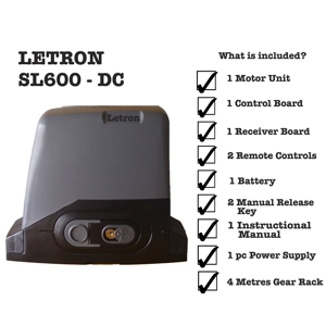 Sliding Gate Opener SL600 12V DC