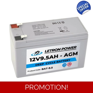 Letron Battery for Gate Opener
