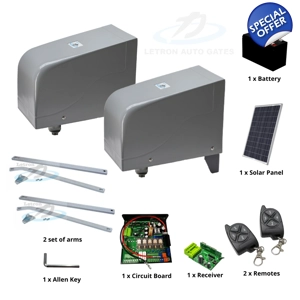 Swing Gate Opener SW850 Solar Double Swing Gate Opener SW850 Solar Double