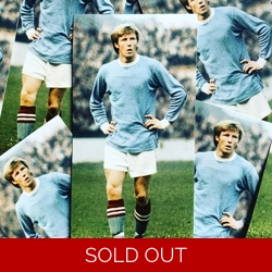 100 X Colin Bell 9cm x 5cm Stickers