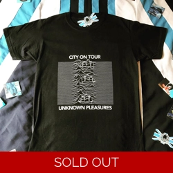 City On Tour Unknown Pleasures T-Shirt