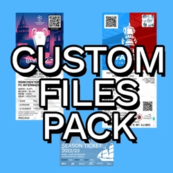 Custom Ticket Stub Files Pack for 22/23 Finals - PLEASE READ CAREFULLY