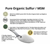 Organic Pure Sulfur MSM 1 lb