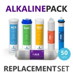 Alkaline Replacement Filter Set