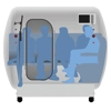 63"D | 2.0 ATA | Multiplace Hyperbaric Hard Shell M5300 Oxygen Chamber