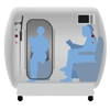 63"D | 2.0 ATA | Multiplace Hyperbaric Hard Shell M5300 Oxygen Chamber