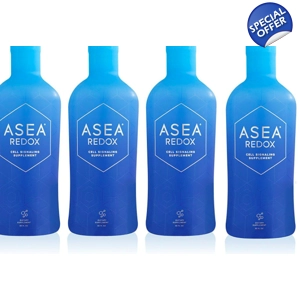ASEA Water Dietary Supplement Bundle 4 32 oz Bottles