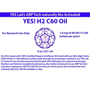 H2 C60 Oil 99.99 Pct C60 Isolate Solvent Free Fullerene