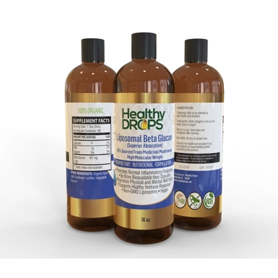 Liposomal Beta Glucan 85 Pct Polysaccarides NON-GMO title=