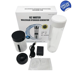 Portable Hydrogen Rich Water Maker and Ionizer PEM 2.0 PPM