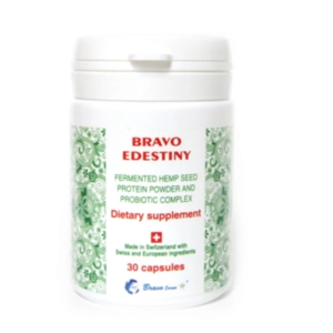 Bravo Edestiny Fermented H-E-M-P Protein 30 Cap w Peptides