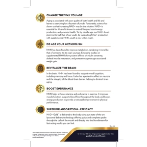 NAD+ Gold™ - Quicksilver Scientific