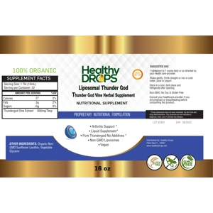 LIPOSOMAL THUNDER GOD VINE 16 OZ