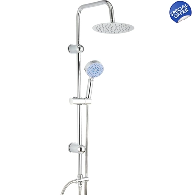 Basic Shower Head and Shower Rail