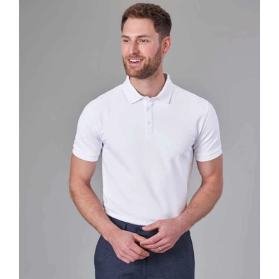 Cantor+Barnard - white polo shirt BK613
