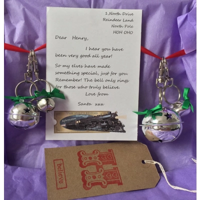 Christmas kitten Cat Pet Puppy polar express Tie Collar Bow Bell Tie Clothes Toy