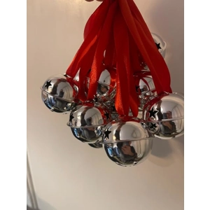 xmas bells with pinstripe ri..