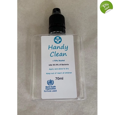 Hand sanitiser  70ml  W.H.O. followed  formulated Antibacterial