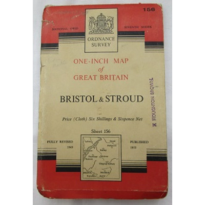 OS One Inch Map of Great Britain - Bristol and Stroud