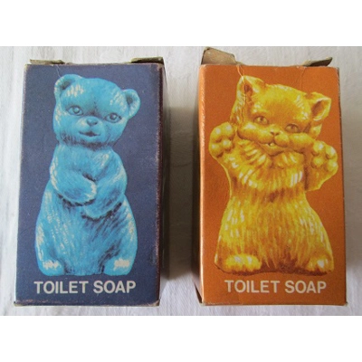 Kitty & Teddy Animal Soap Model