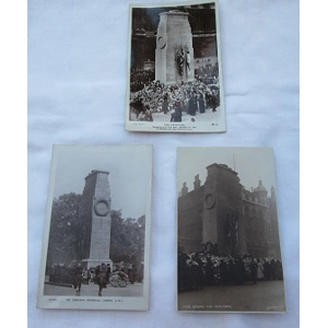Cenotaph Postcards x 3