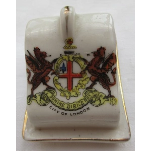 Crested China Cheese Di..