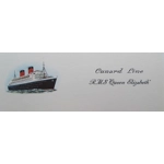 RMS Queen Elizabeth Writing Paper x3 Sheets