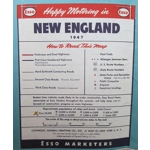 Esso Road Map of New England