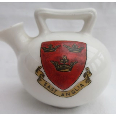 Crested China Kettle - East Anglia