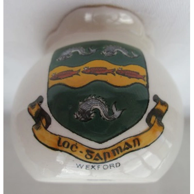 Crested China Jug - Wexford