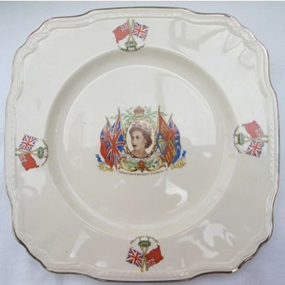 Queen Elizabeth II Coronation Plate