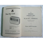 The Herbal Formulary inc Slack's Herbal and Potter's Handy Prescriber Book
