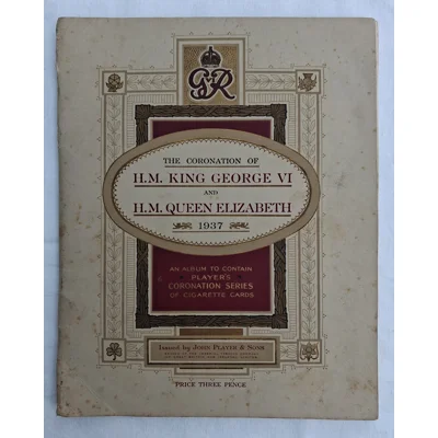 Coronation of King George VI Cigarette Card Album
