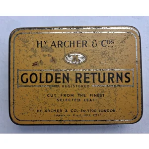 Golden Returns Tobacco Tin