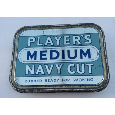 Player's Medium Navy Cut Tin